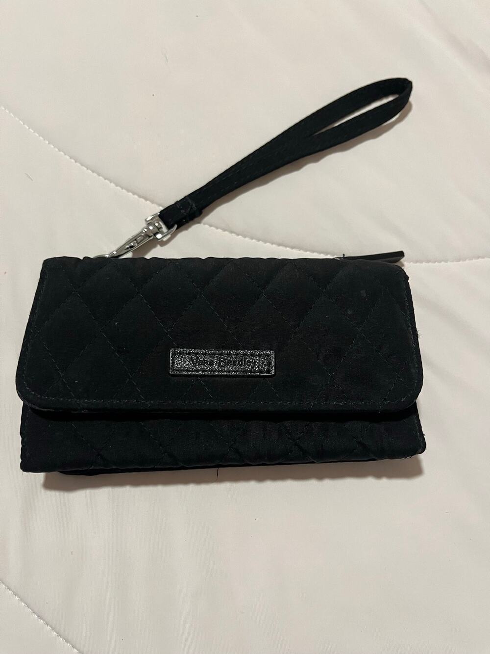 Vera Bradley Performance Twill RFID All In One Crossbody Wristlet Wallet Black